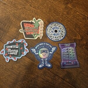Dutch Bros Coffee Five Sticker Set